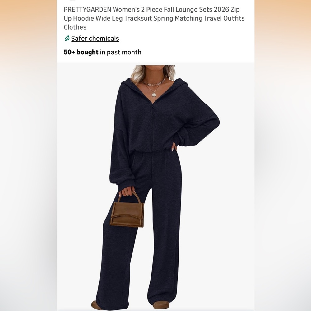 NWT M NAVY BLUE SET (still in bag with tags)
